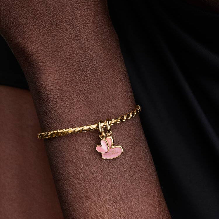 Pandora Pink Mother & Daughter Splittable Dangle Charm