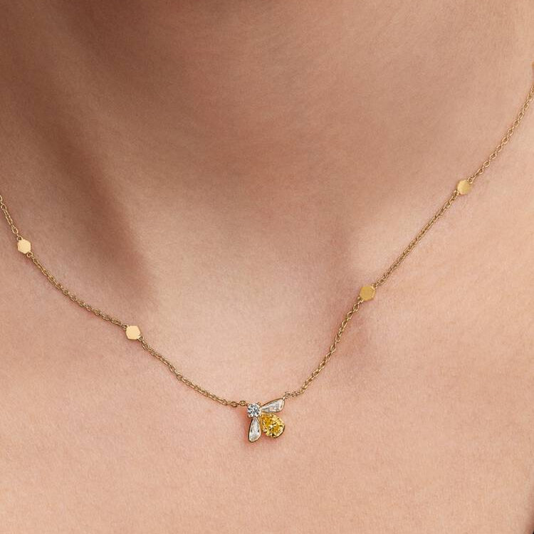 Pandora Honey Bee Pendant Necklace