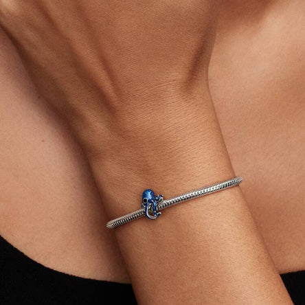 Pandora Blue Octopus Charm