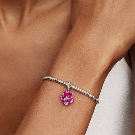 Pandora Hibiscus Dangle Charm