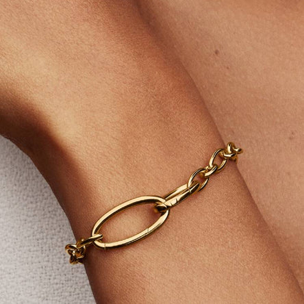 Pandora Openable Oval Link Chain Bracelet