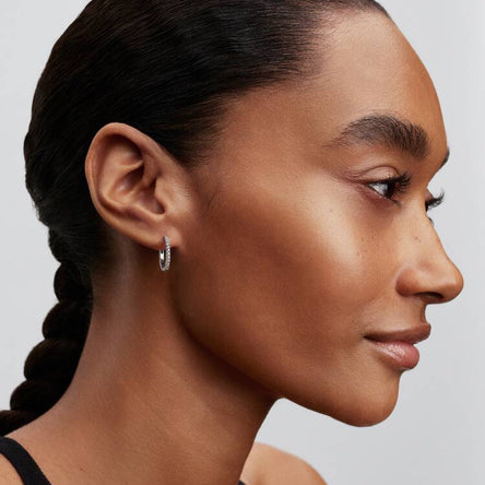 Pandora Sparkling Mini Hoop Earrings