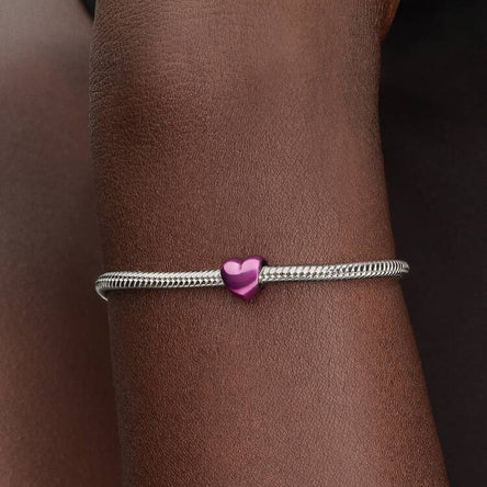 Pandora Pink Heart Mini Charm