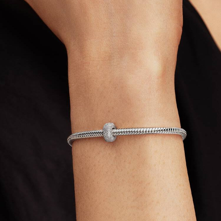 Pandora Textured Mini Clip Charm