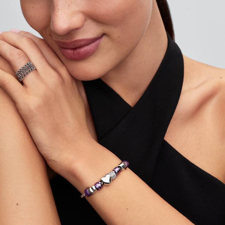 Pandora Purple Paw Mini Charm
