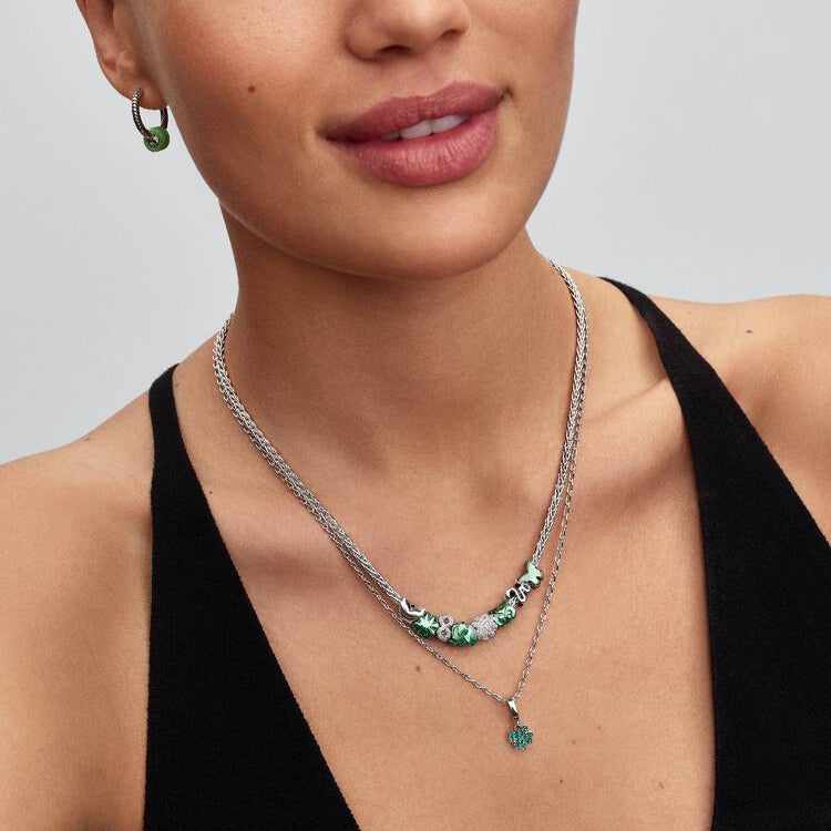 Pandora Green Butterfly Mini Charm
