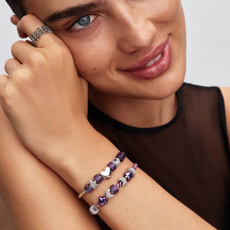 Pandora Purple Star Mini Charm