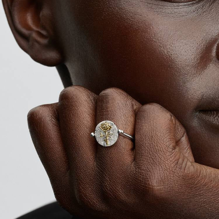 Pandora Rose Reversible Medallion Ring