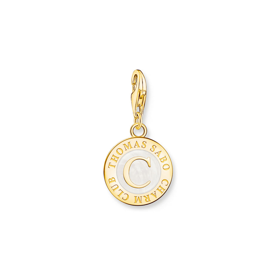 Thomas Sabo White and Gold Charmista Charm