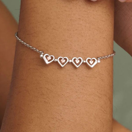 Clogau Tree of Life Silver Heart Bracelet