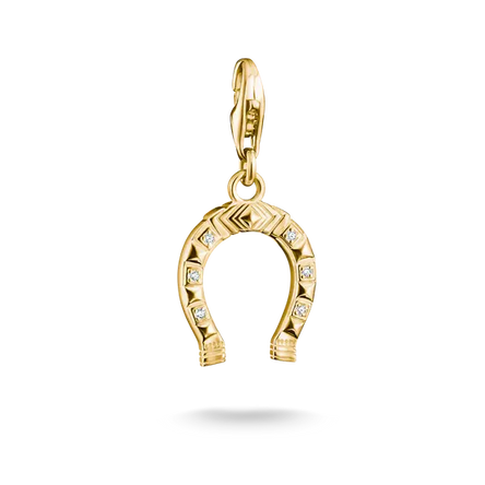 Thomas Sabo Gold Horseshoe Charm