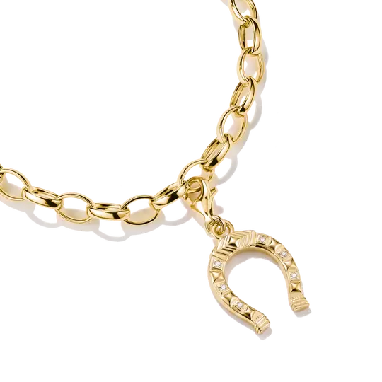 Thomas Sabo Gold Horseshoe Charm