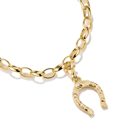 Thomas Sabo Gold Horseshoe Charm