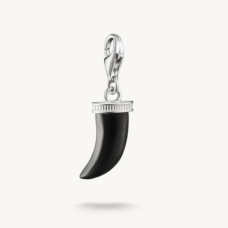 Thomas Sabo Obsidian Tooth Charm
