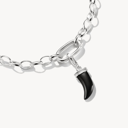 Thomas Sabo Obsidian Tooth Charm