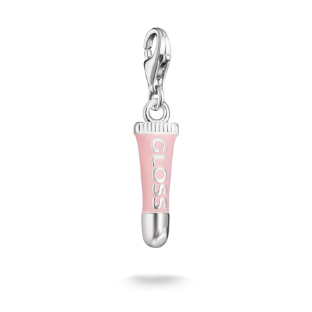 Thomas Sabo Silver Charm Pendant Pink Lip gloss