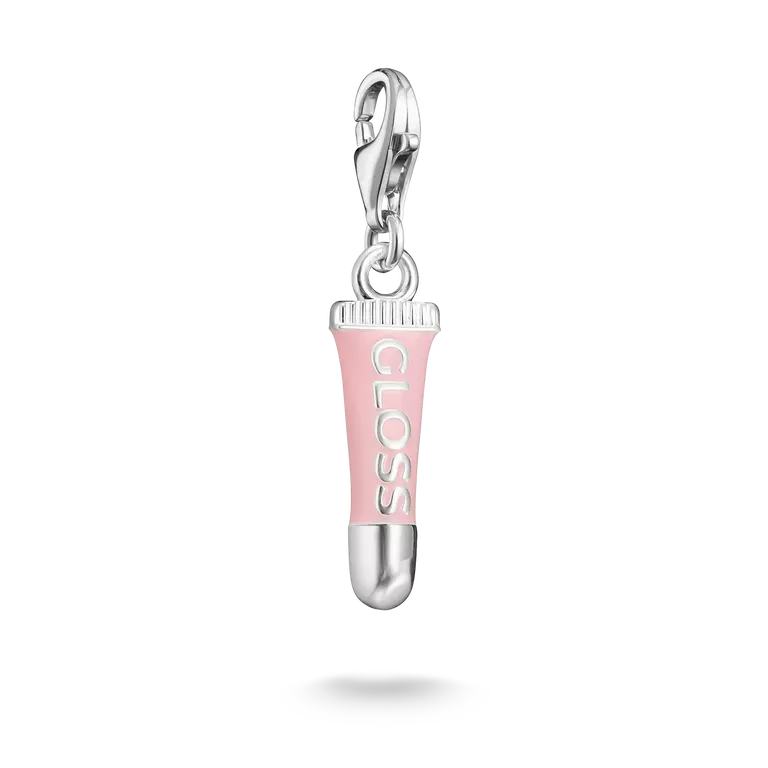 Thomas Sabo Silver Charm Pendant Pink Lip gloss