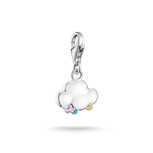 Thomas Sabo Raincloud Charm with Multicloured Stones