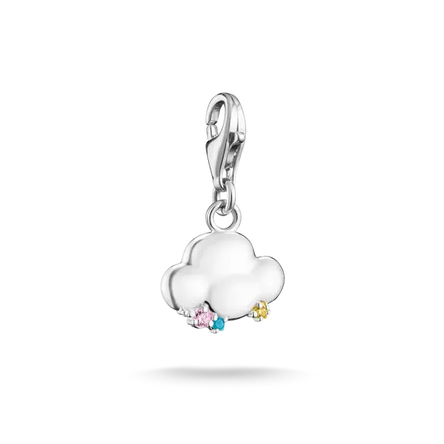 Thomas Sabo Raincloud Charm with Multicloured Stones