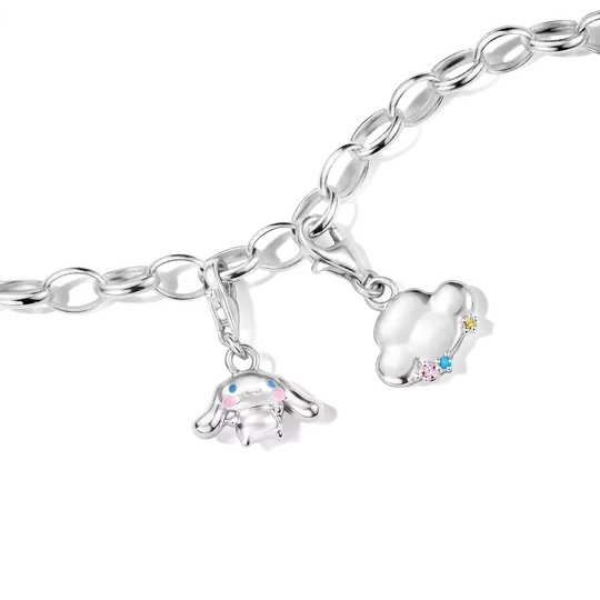 Thomas Sabo Raincloud Charm with Multicloured Stones