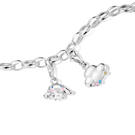 Thomas Sabo Raincloud Charm with Multicloured Stones