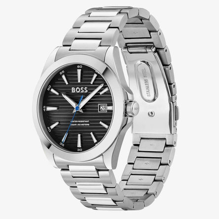 Boss Mens Stainless Steel Strike Watch