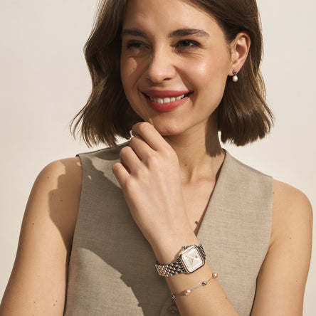 Olivia Burton 28mm Silver And Rose Sunray North Star Dial Watch