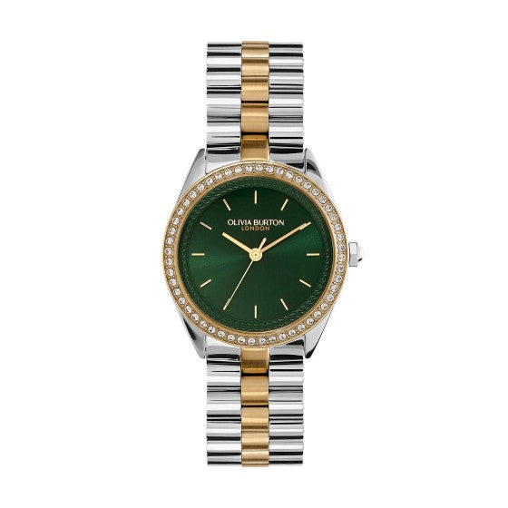Olivia Burton Sports Luxe 34mm Bejewelled Watch