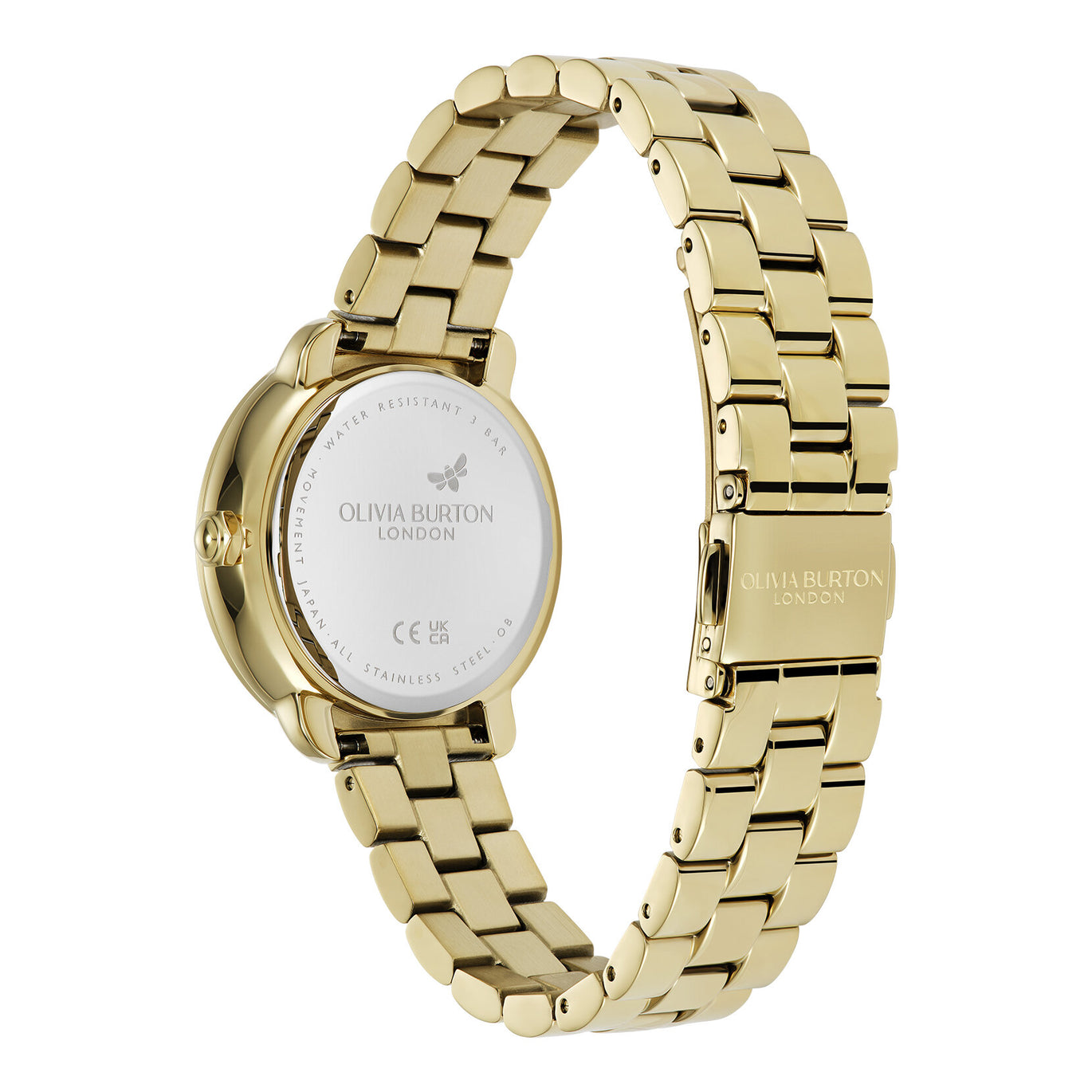 Olivia Burton Celestial 34mm Moon Phase Black & Gold Bracelet Watch