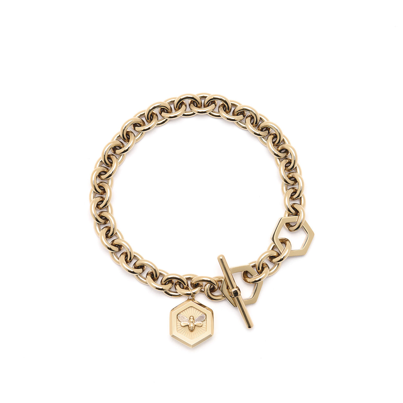 Olivia Burton Minima Gold Bee T-Bar Bracelet
