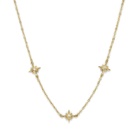 Ever Stacked North Star Gold Plated Stacking Necklace