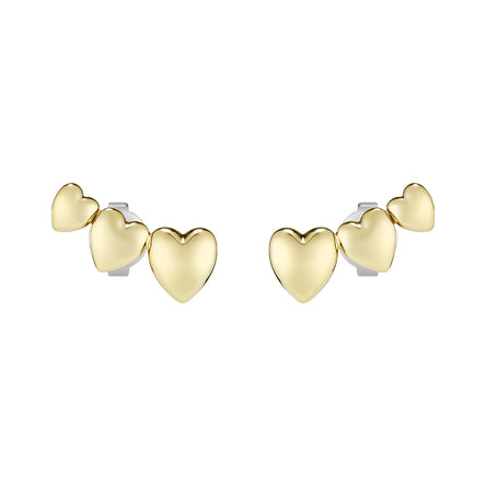 Olivia Burton Classic Mini Heart Gold Plated Stud Earrings