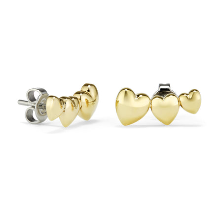 Olivia Burton Classic Mini Heart Gold Plated Stud Earrings
