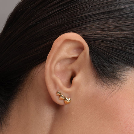 Olivia Burton Classic Mini Heart Gold Plated Stud Earrings
