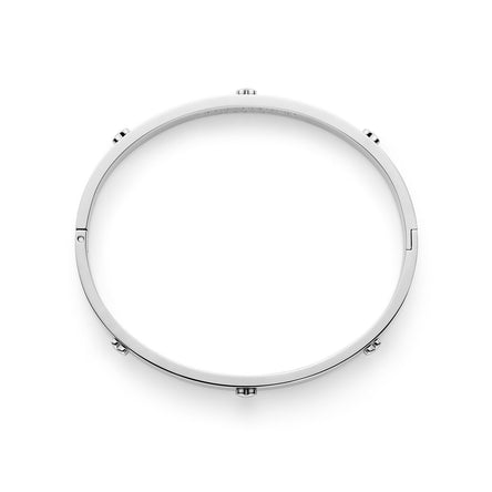 Olivia Burton Classic Mini Heart Silver Tone Bangle
