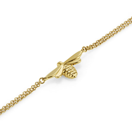 Olivia Burton Signature Honey Bee Gold Plated Bracelet