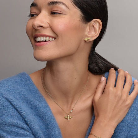 Olivia Burton Signature Honey Bee Gold Plated Bracelet