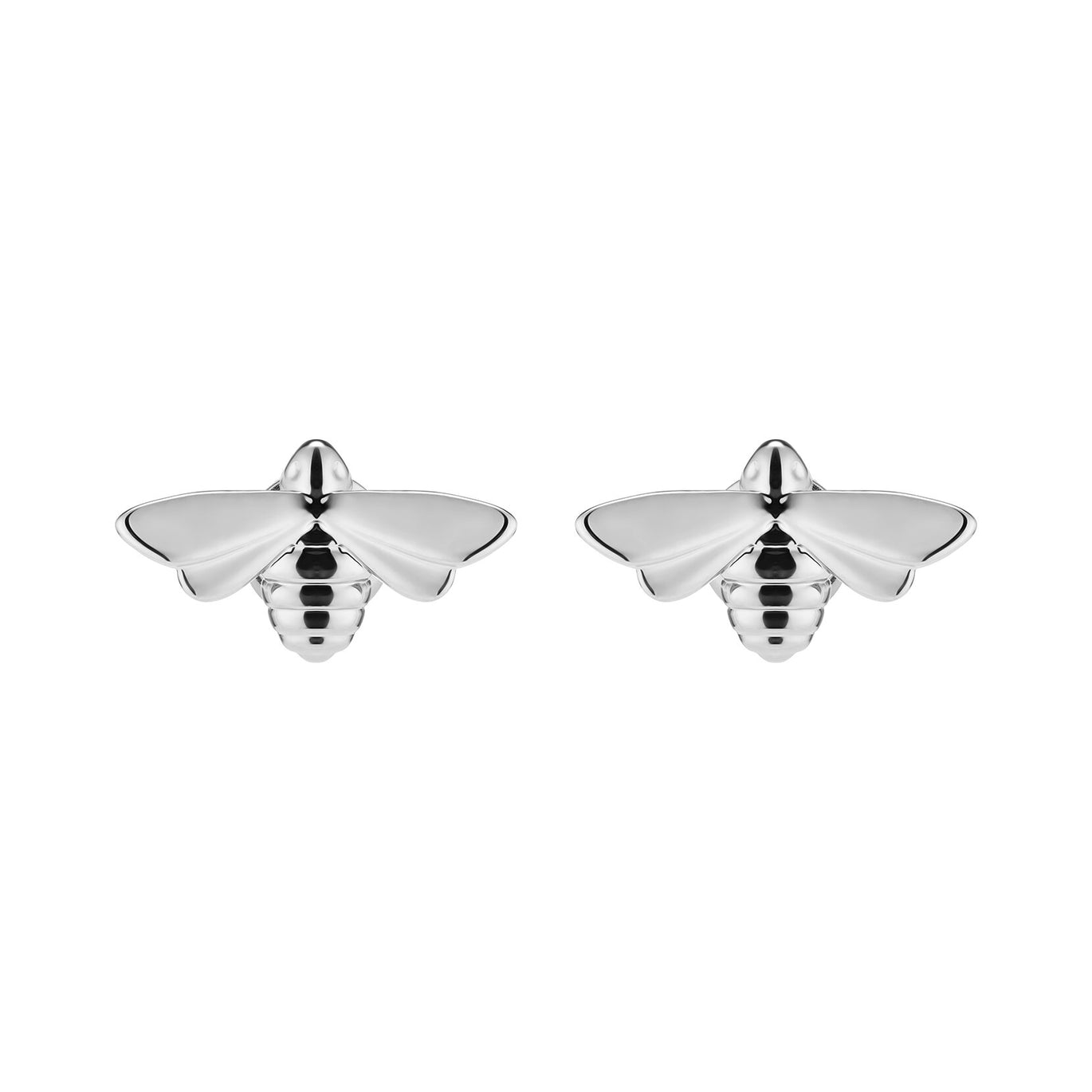 Olivia Burton Honey Bee Silver Tone Stud Earrings