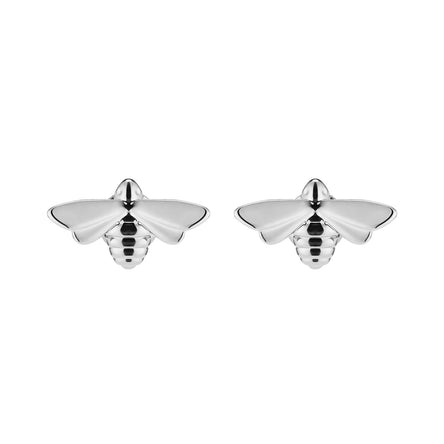 Olivia Burton Honey Bee Silver Tone Stud Earrings
