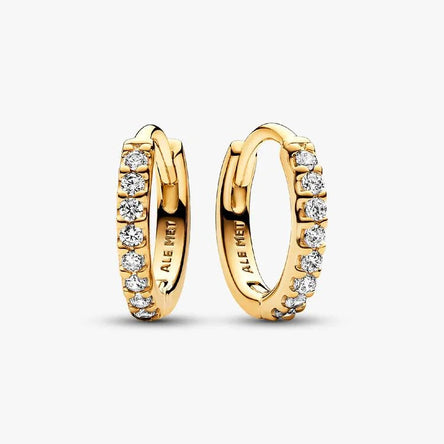 Pandora Sparkling Huggie Hoop Earrings