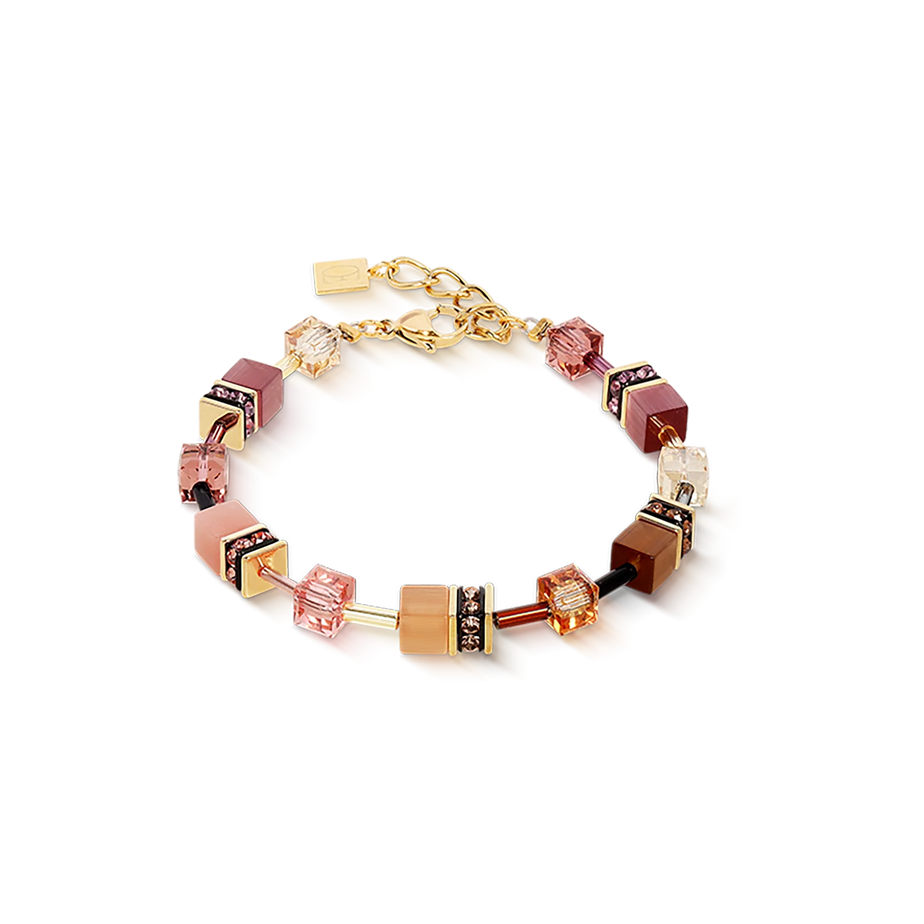 Coeur de Lion GeoCUBE® Iconic bracelet gold Blush
