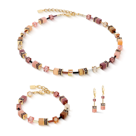 Coeur de Lion GeoCUBE® Iconic bracelet gold Blush