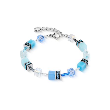 Coeur De Lion GeoCUBE® Iconic bracelet aqua-blue