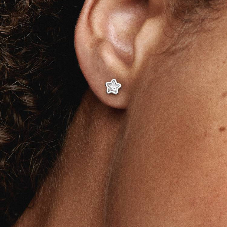 Pandora Sparkling Star Stud Earrings