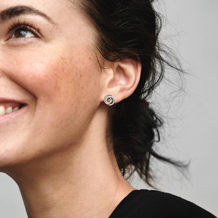 Pandora Family Always Encircled Stud Earrings