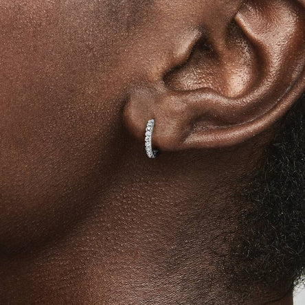 Pandora Sparkling Huggie Hoop Earrings