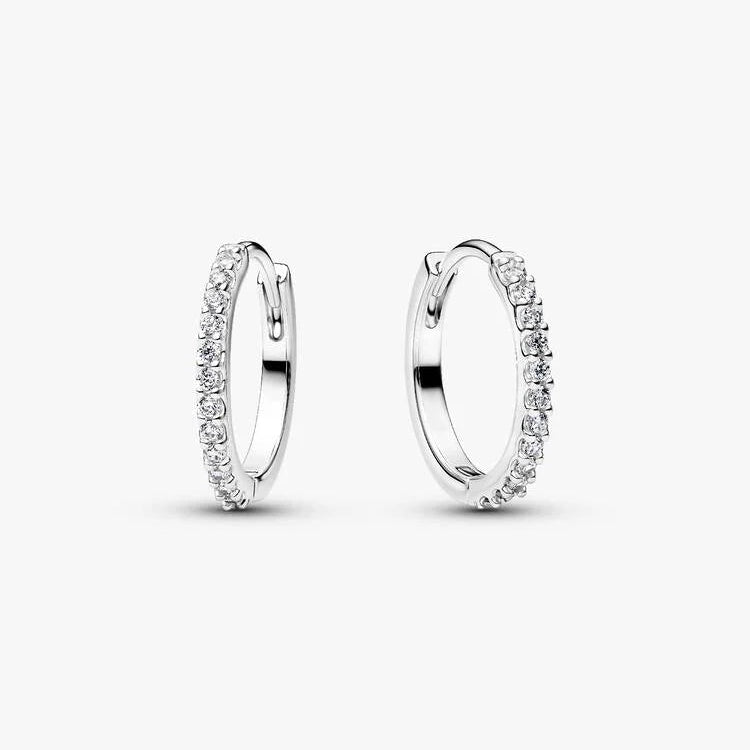 Pandora Sparkling Mini Hoop Earrings