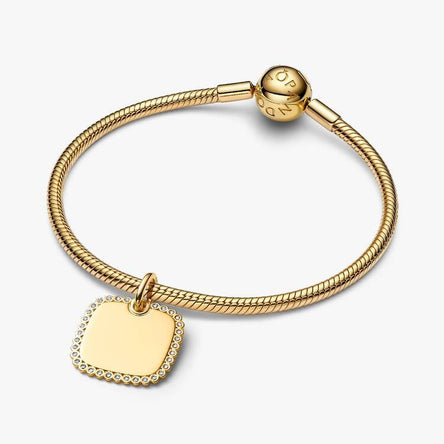 Pandora Engravable Square Tag Pendant