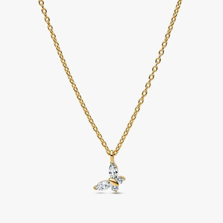 Pandora Butterfly Pendant Necklace