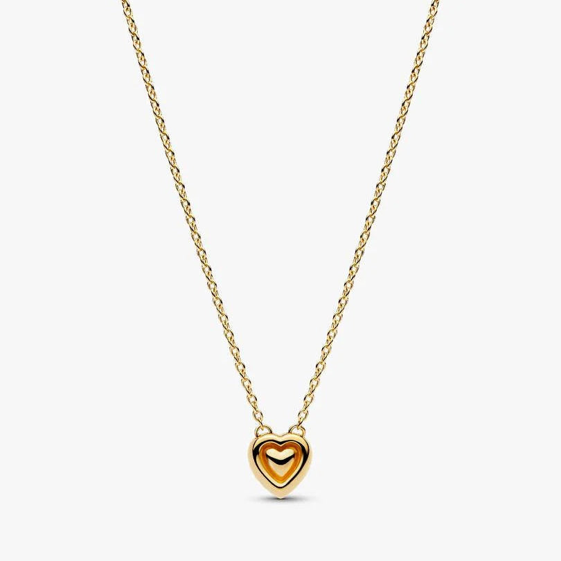 Pandora Engravable Heart Halo Collier Necklace